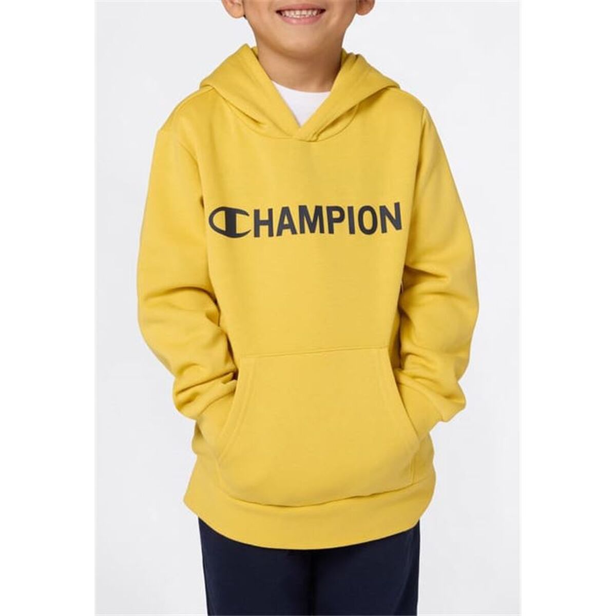 Children’s Hoodie Champion Graphic Shop Yellow-3