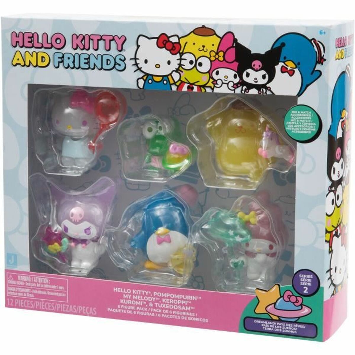 Action Figure Hello Kitty 11 6 Pieces (6 Units)-2
