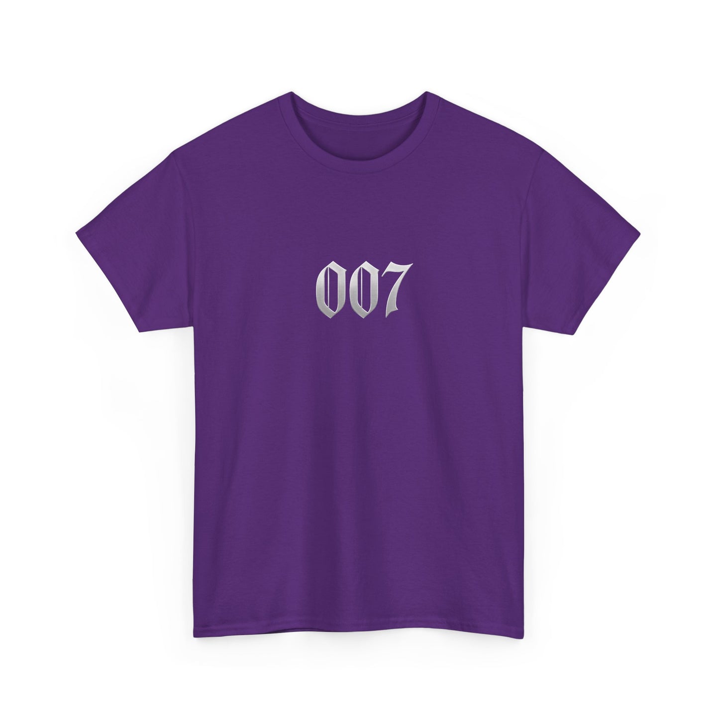 007 Graphic Tee — Subtle Spy Number Chest Print