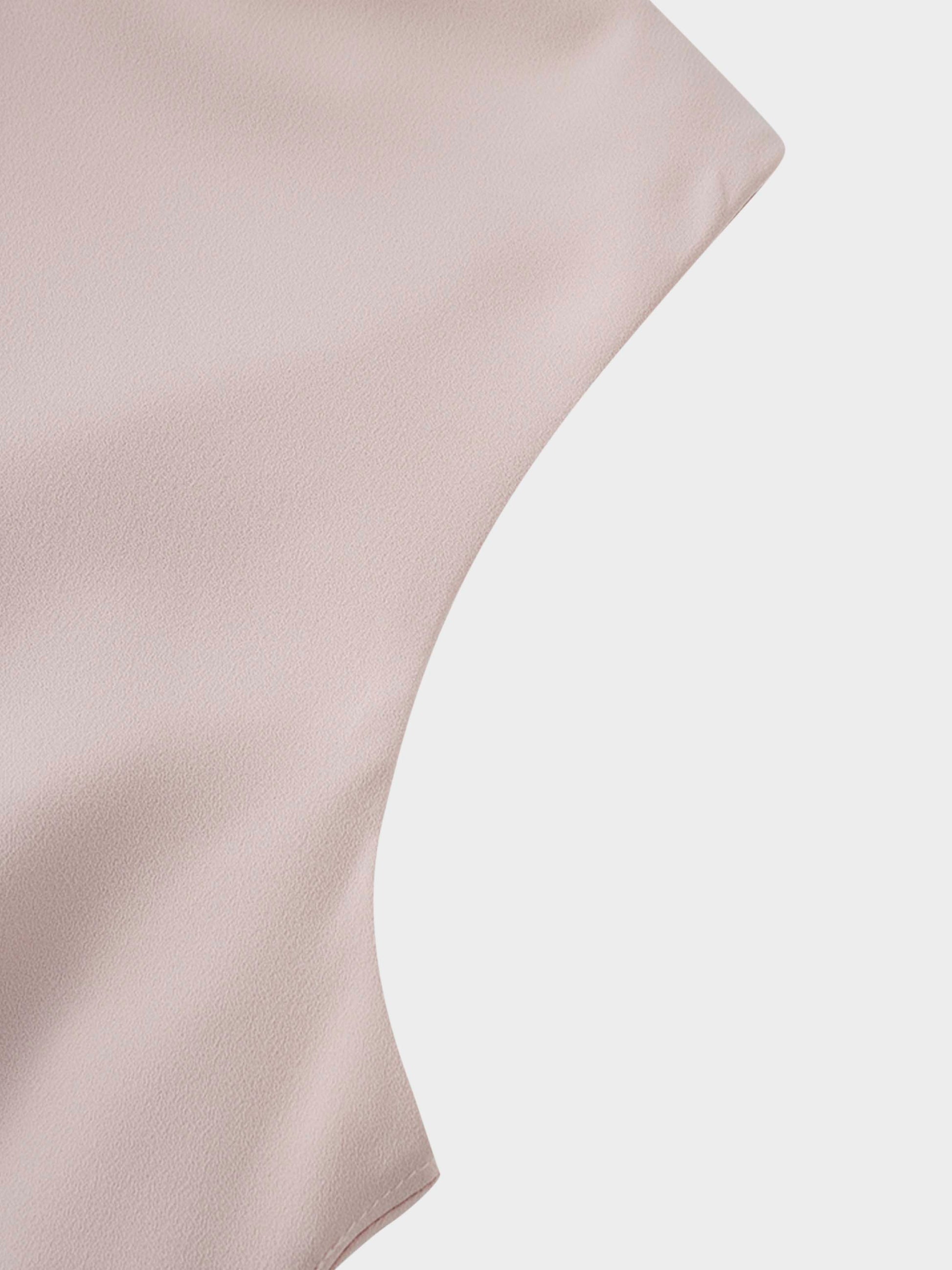 Crepe Slip Dress-Pink-4