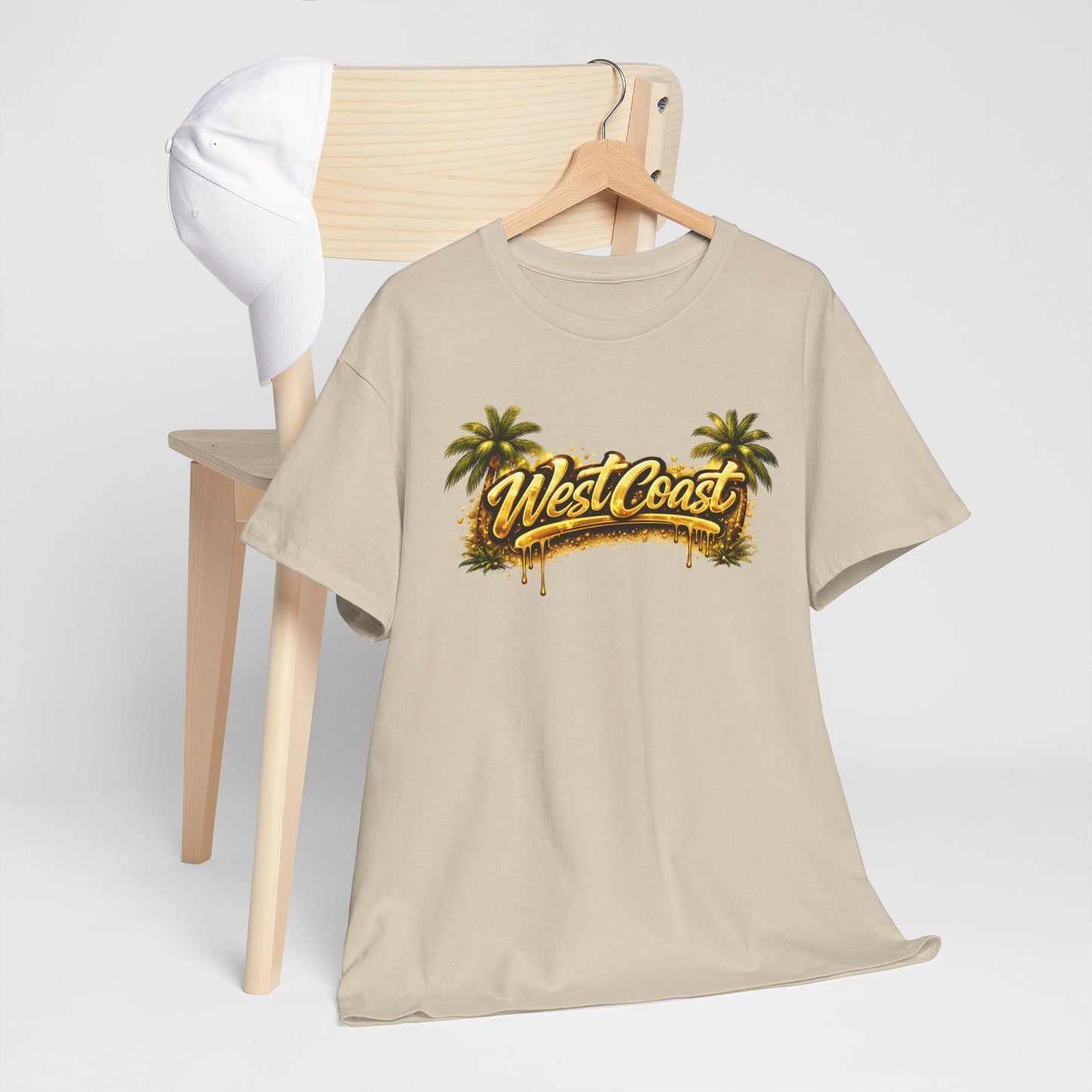 West Coast Palm Tree T-Shirt — Retro Surf Vibe Tee