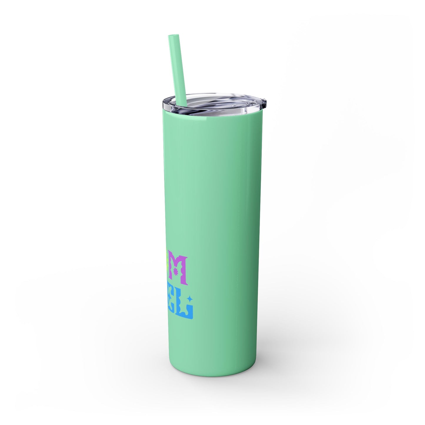 Mom Fuel Skinny Tumbler, 20oz Travel Cup, Gift for Moms, Fun Drinkware for Mothers, Perfect for Coffee and Tea