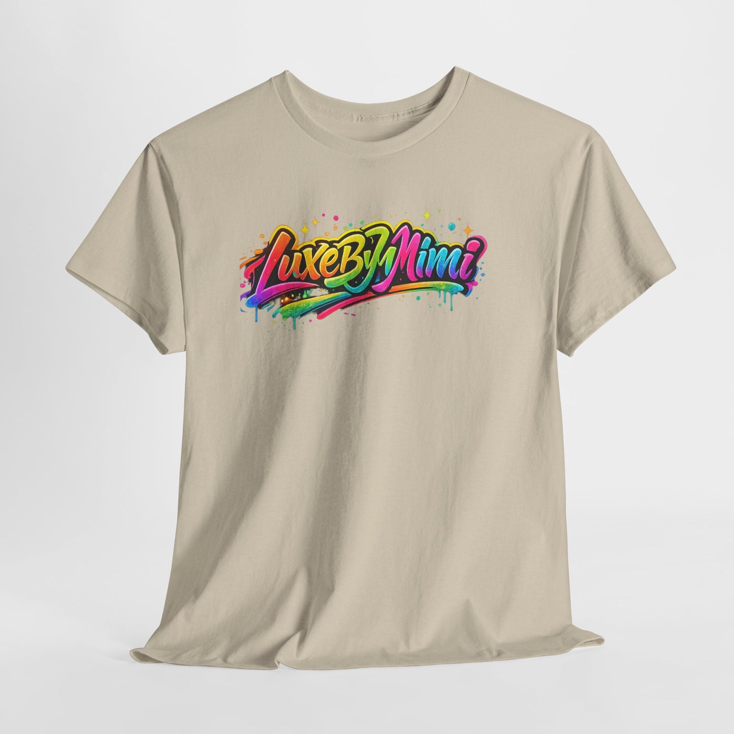Graffiti Logo T-Shirt — 'Luxe By Mimi' Brand Colorful Streetwear Tee
