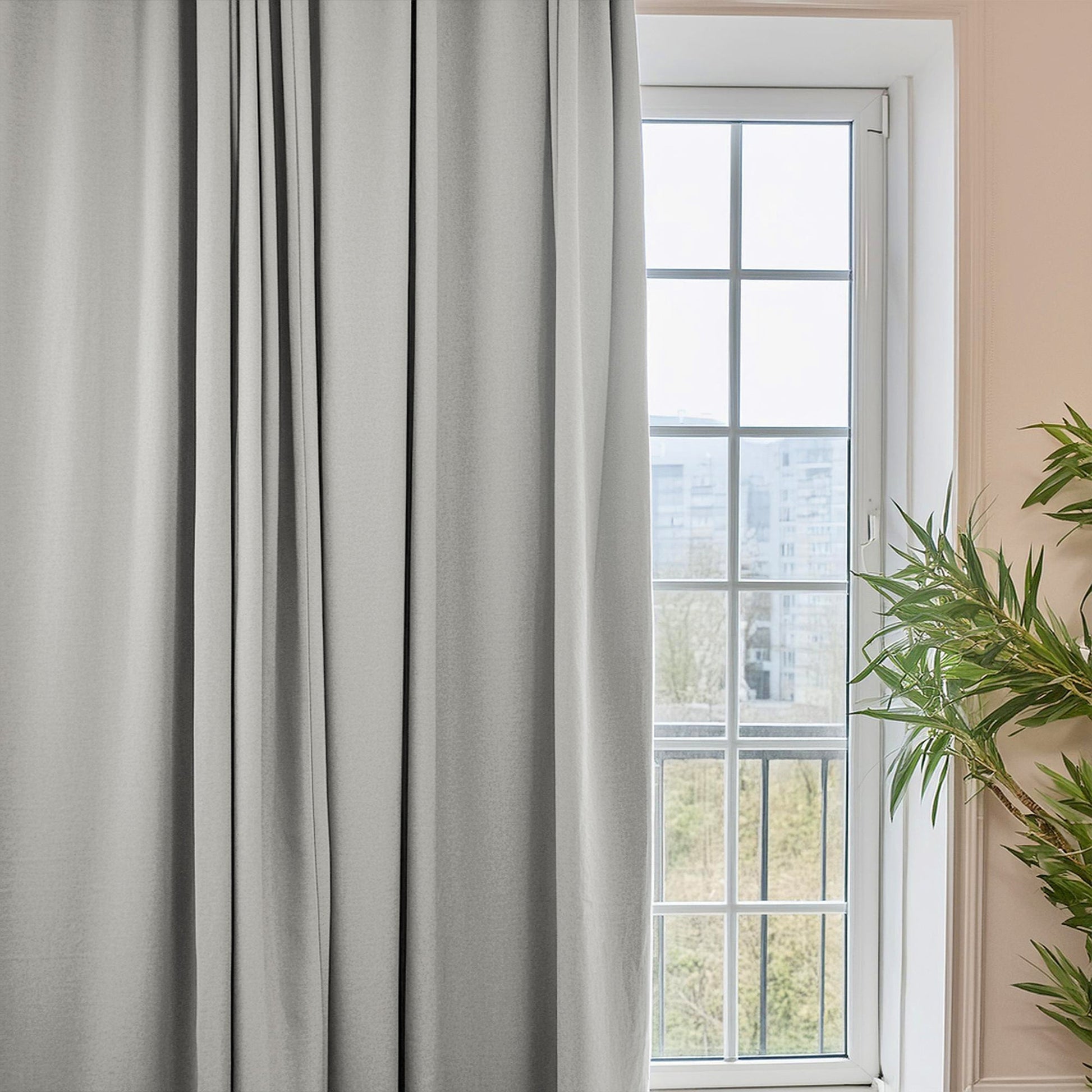 Blackout Gray Curtain-0