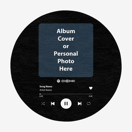 Custom Round Spotify Rug-0