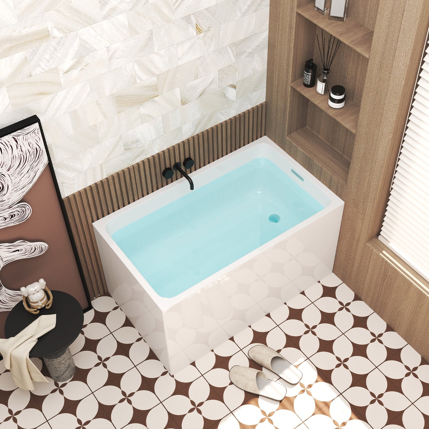 47" Acrylic Freestanding Bathtub