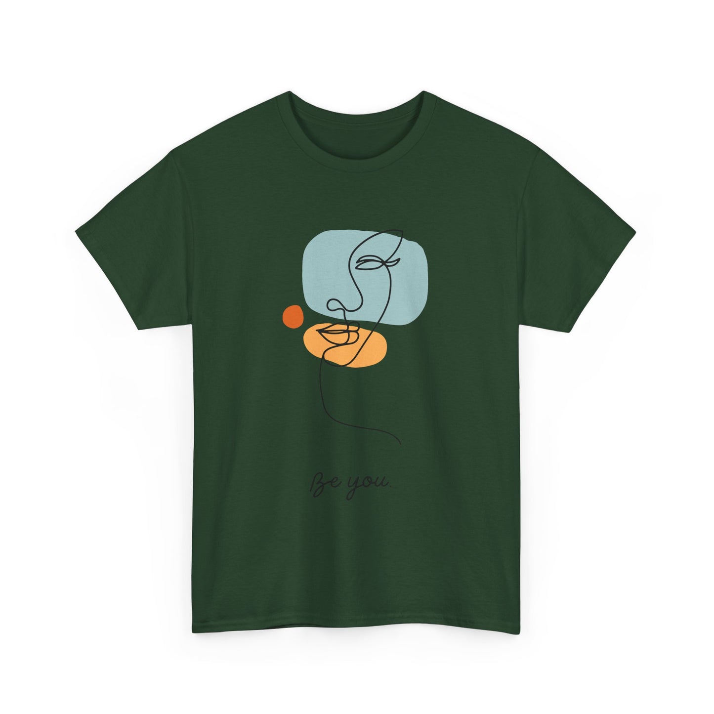 Minimalist Be You Tee, Unisex Cotton T-Shirt, Inspirational Graphic Tee, Gift for Friends, Casual Everyday Wear, Self-Love Apparel