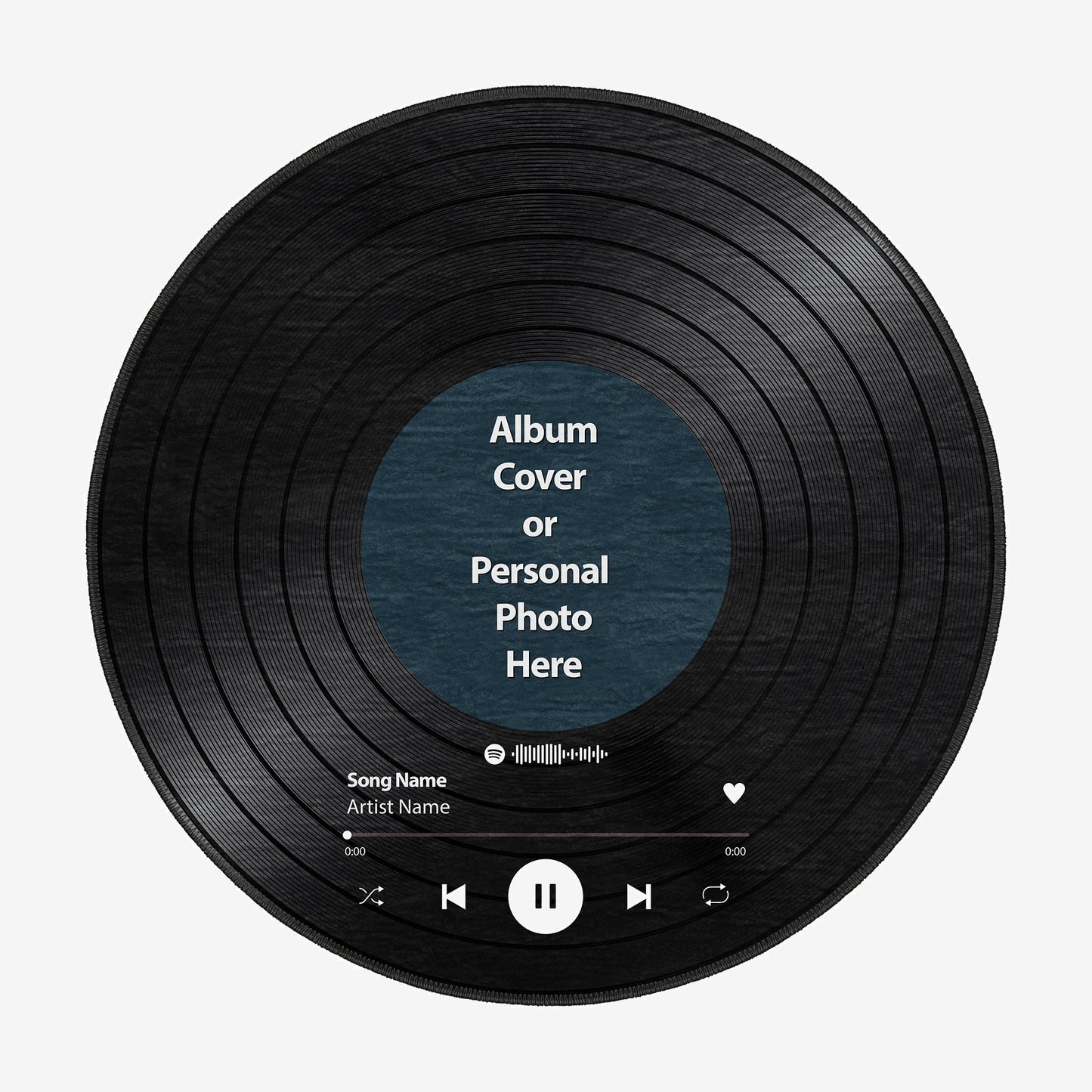 Custom Plaque Spotify Rug-0