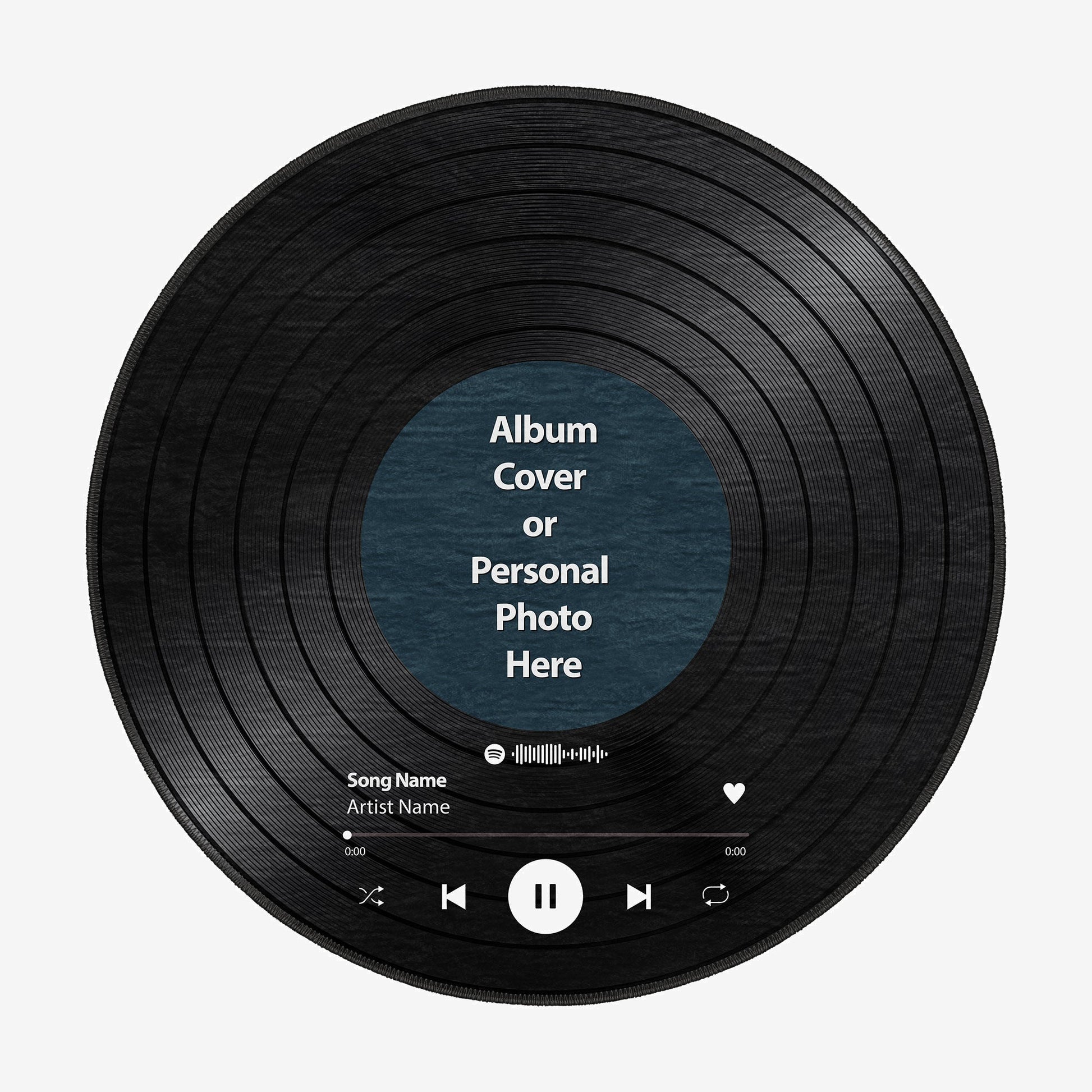 Custom Plaque Spotify Rug-0