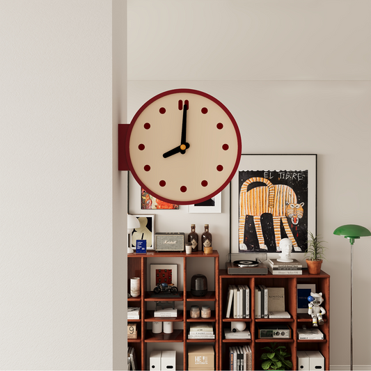 Corner View Double-Sided Clock-0