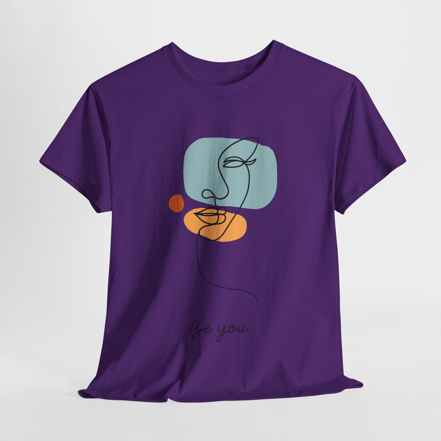 Minimalist Be You Tee, Unisex Cotton T-Shirt, Inspirational Graphic Tee, Gift for Friends, Casual Everyday Wear, Self-Love Apparel