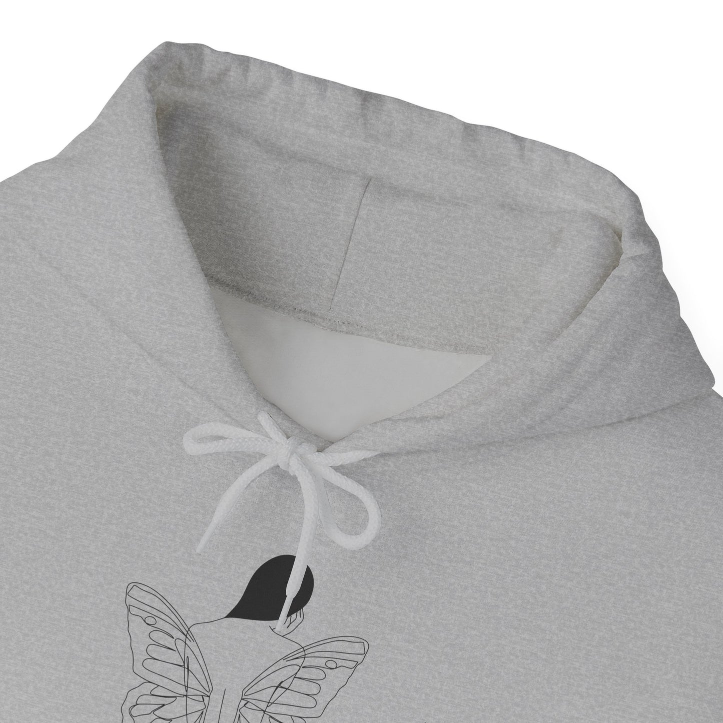 Butterfly Love Unisex Hoodie, Cozy Sweatshirt for Everyday Comfort, Gift for Nature Lovers, Butterfly Apparel for Spring