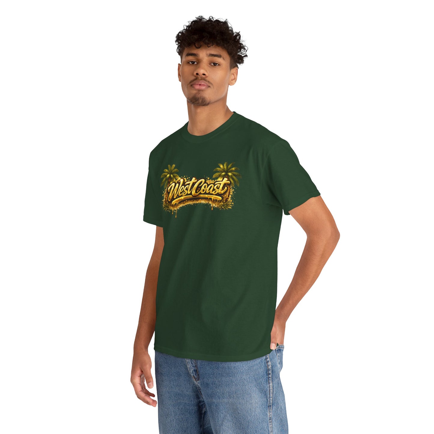 West Coast Palm Tree T-Shirt — Retro Surf Vibe Tee