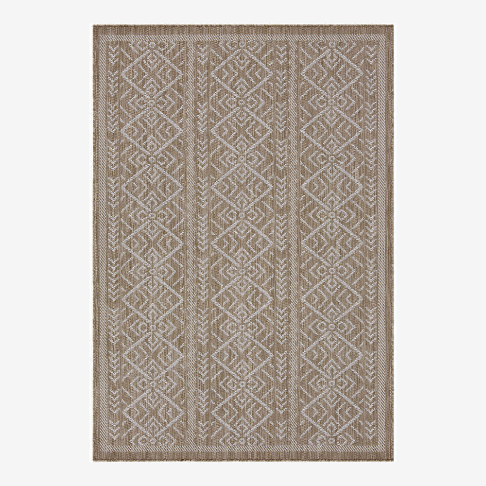 Brisk Beige Machine Woven Rug-0