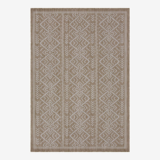 Brisk Beige Machine Woven Rug-0