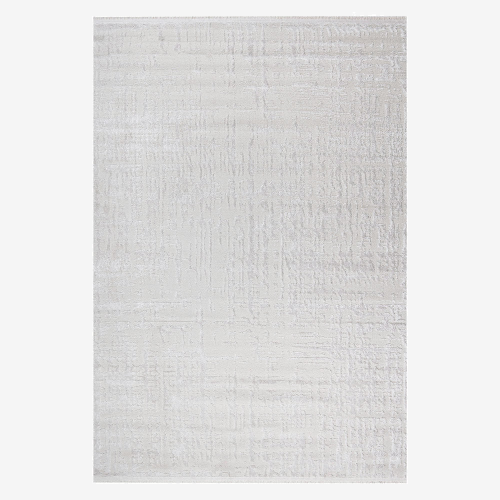 Pulse White Machine Woven Rug-0