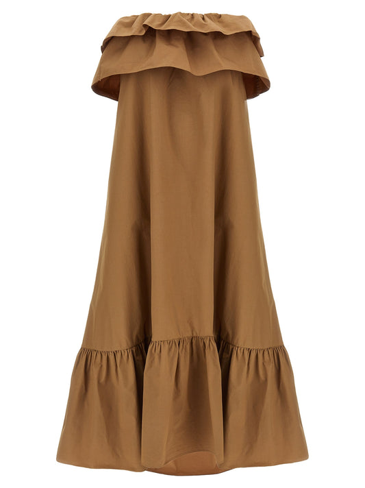 Saint Laurent Women Flounce Dress
