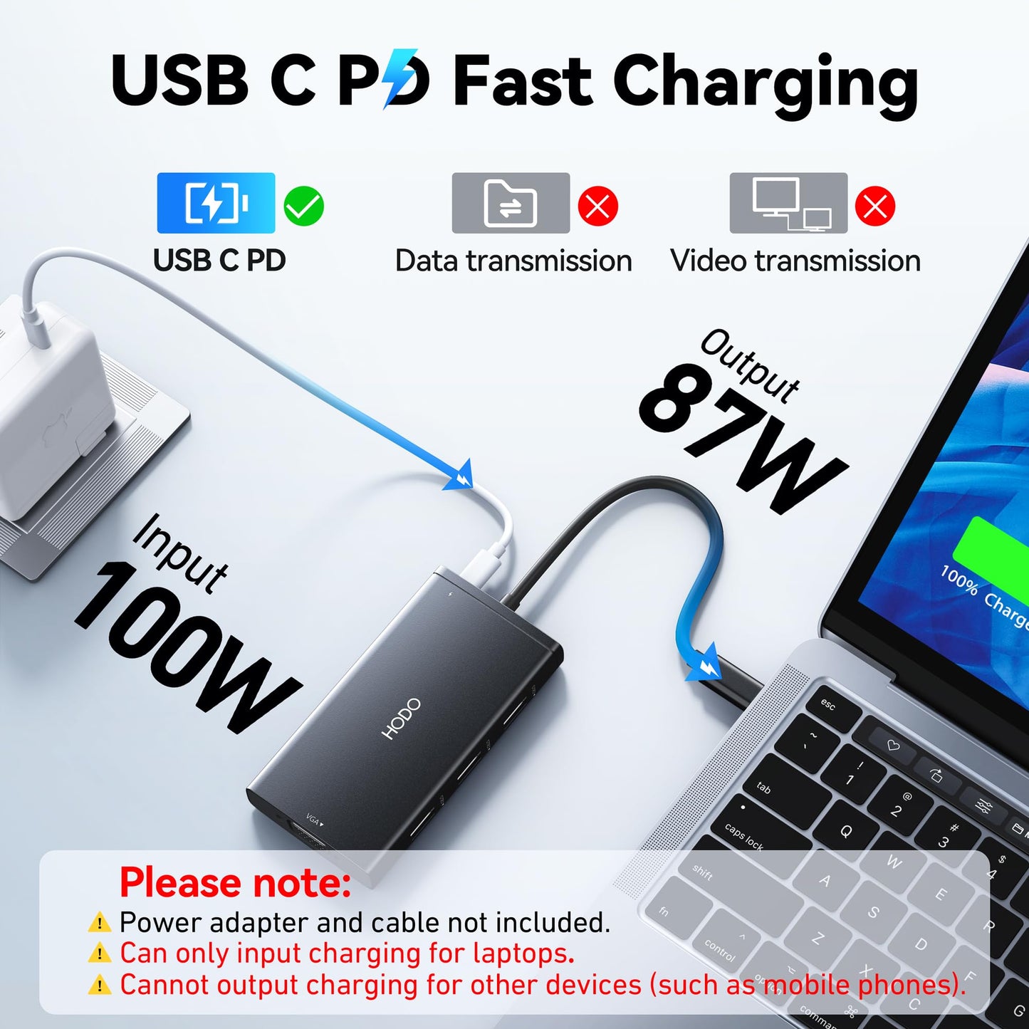 USB C Docking Station Dual Monitor Adapter for Dell HP, Laptop Docking Station 3 Monitors Quad Display USB C Hub Dongle to 4K HDMI+DP+VGA,3 USB2.0,100W PD,8 in 1 Thunderbolt Dock for Lenovo,Surface