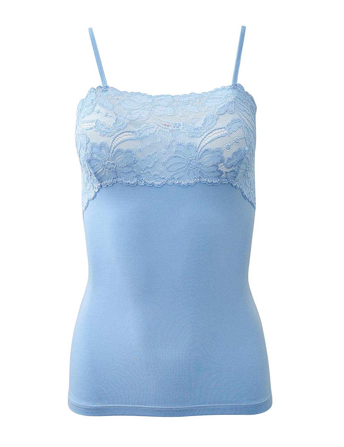 EGI Luxury Modal Women's Lace-Trimmed Camisole. Proudly Made in Italy (1135)