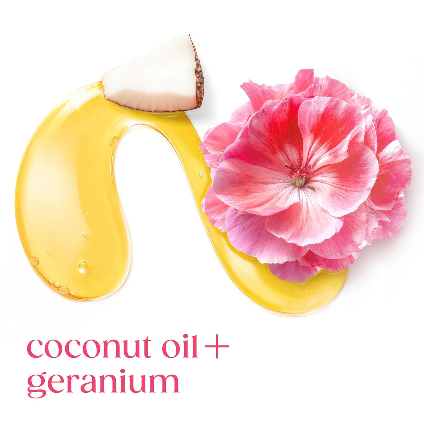 Dove Coconut & Geranium Oil Body Wash Serum + Dewy For Women for Hydrated & Repaired Skin 15.3 fl oz