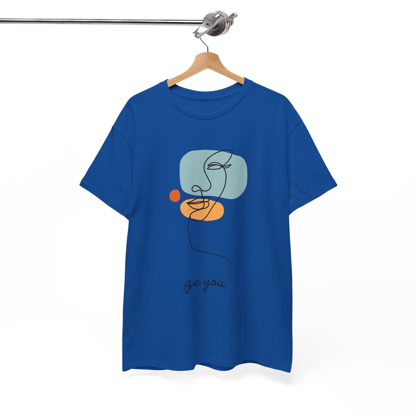 Minimalist Be You Tee, Unisex Cotton T-Shirt, Inspirational Graphic Tee, Gift for Friends, Casual Everyday Wear, Self-Love Apparel
