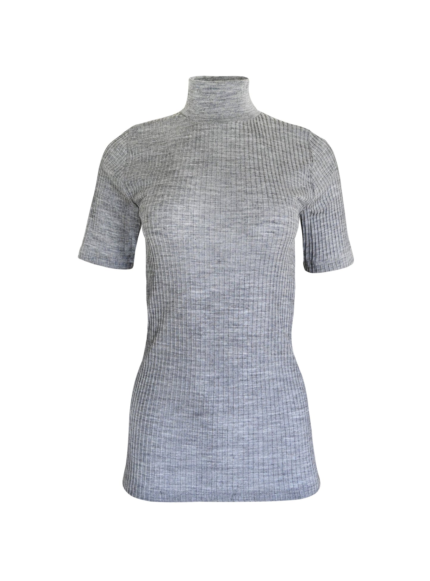 EGI Exclusive Merino Wool Blend Top with Short Sleeves. Proudly Made in Italy (8218)