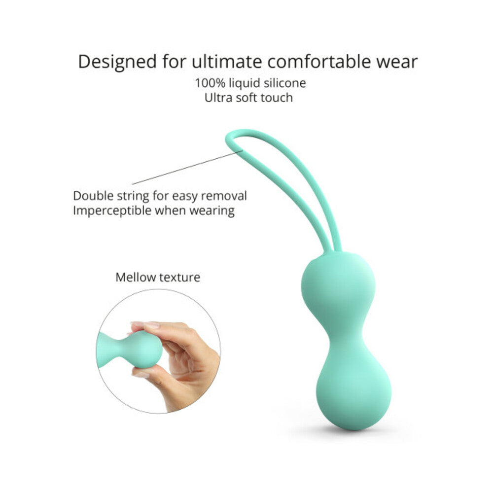 Love to Love Joia Silicone Kegel Balls Enjoy Mint-1