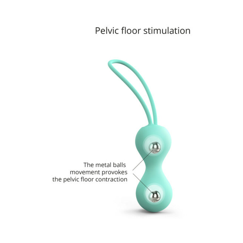 Love to Love Joia Silicone Kegel Balls Enjoy Mint-2