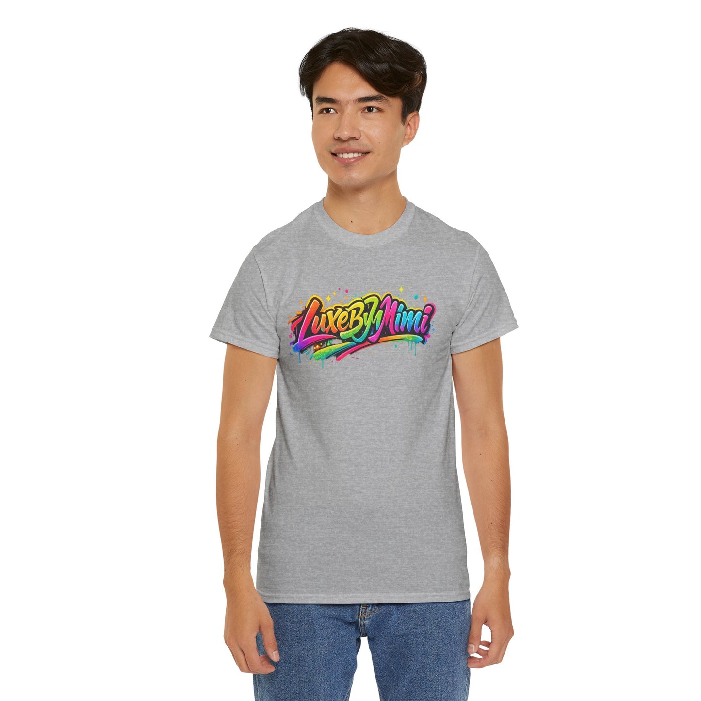 Graffiti Logo T-Shirt — 'Luxe By Mimi' Brand Colorful Streetwear Tee