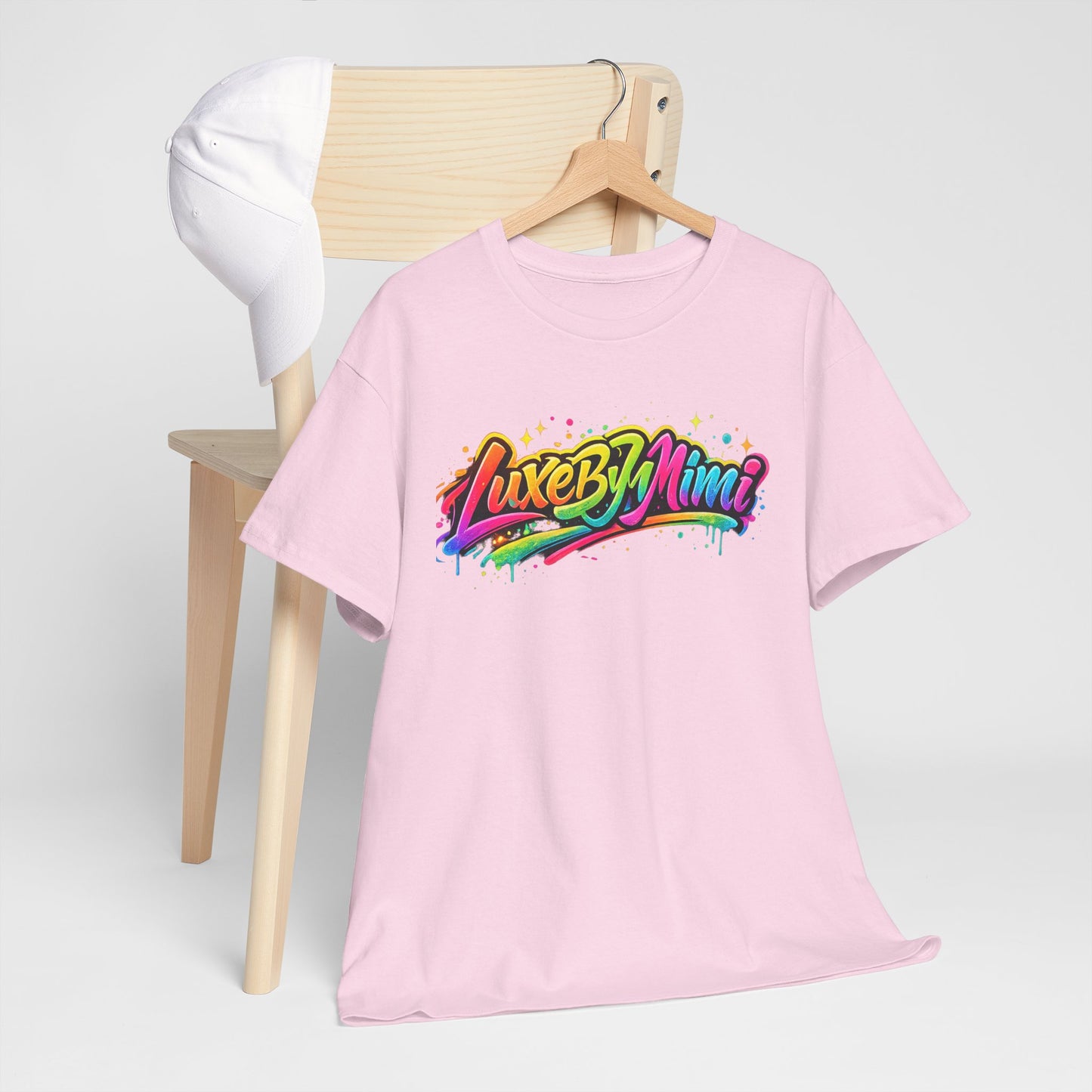 Graffiti Logo T-Shirt — 'Luxe By Mimi' Brand Colorful Streetwear Tee