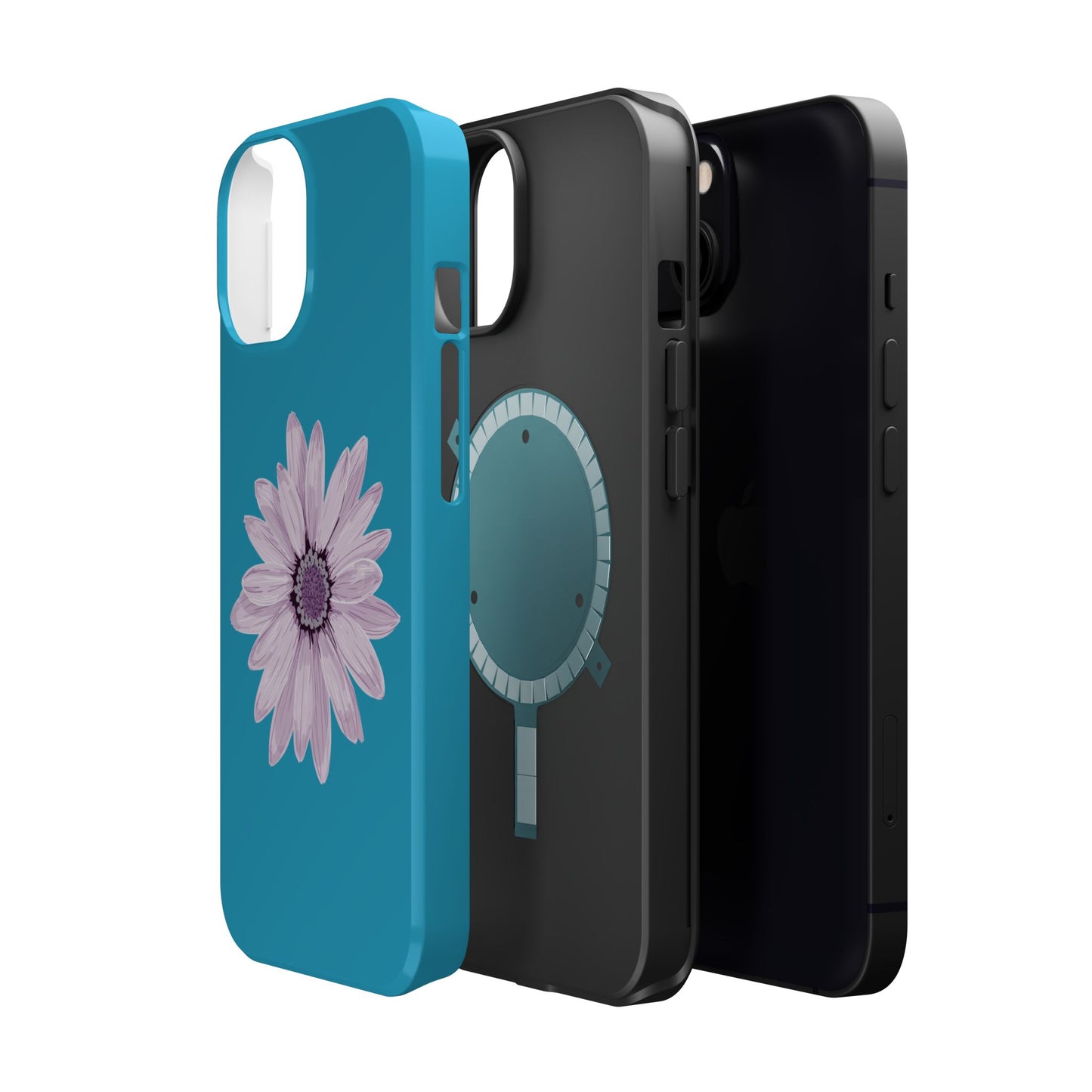 Magnetic Phone Cases with Floral Design, Impact-Resistant Accessories, Stylish Tech Protection, Gifts for Her, Unique Cell Phone Cases