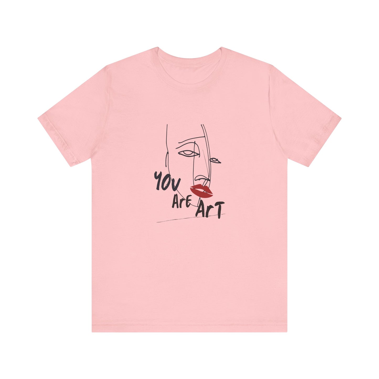 Artistic Expression Unisex Tee - You Are Art, Creative Gift, Casual Wear, Modern Design, Art Lover's Shirt