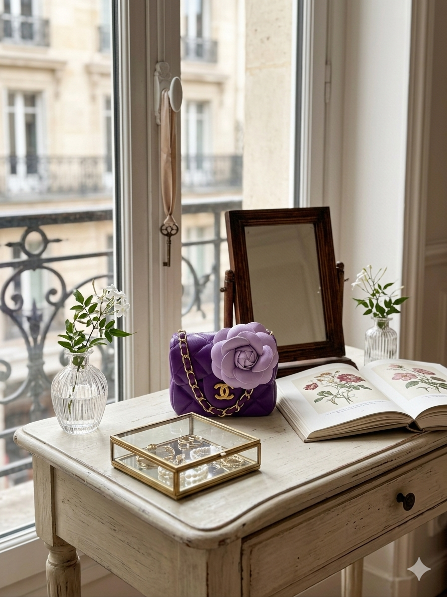 The Petite Purple Flower Couture