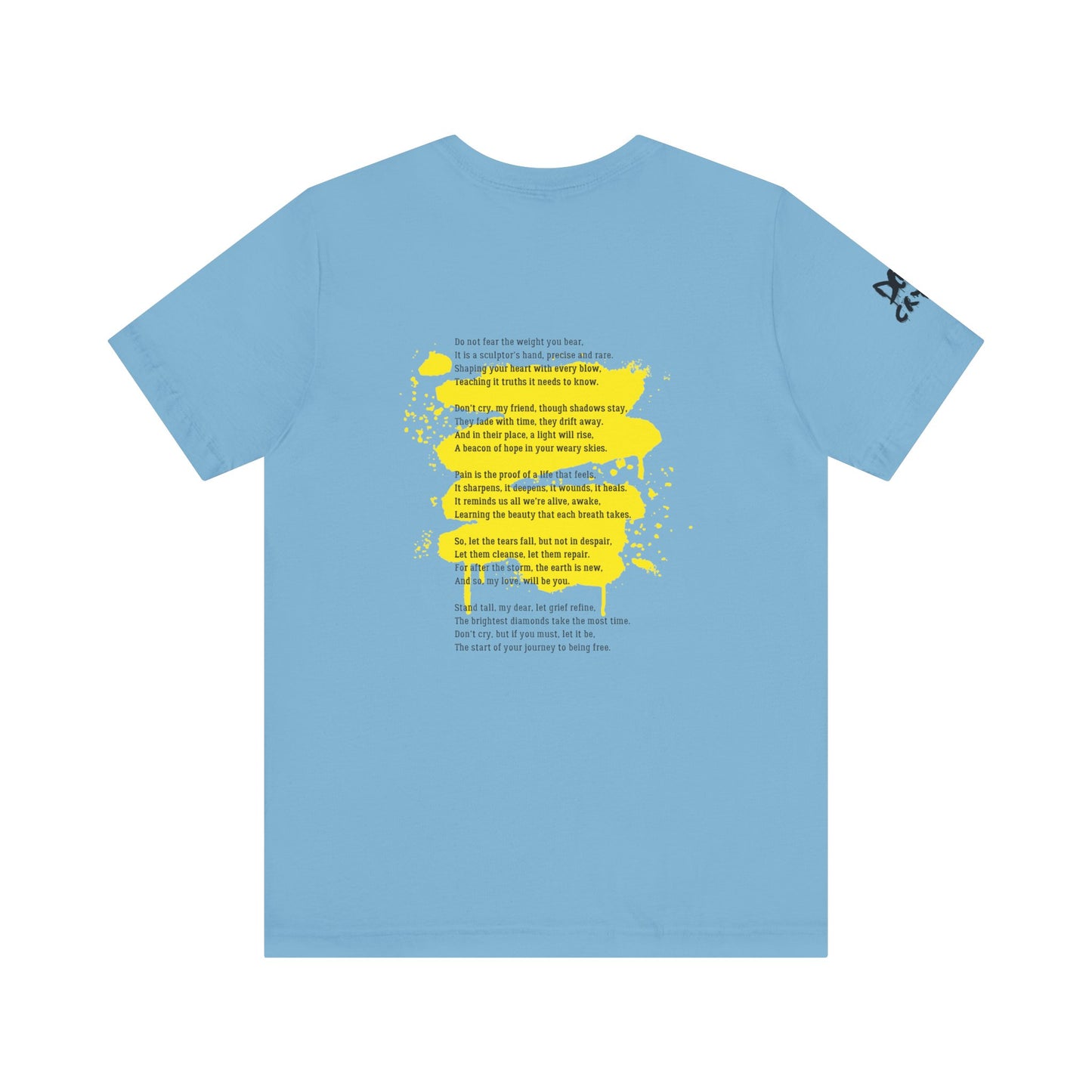 Inspirational Unisex Short Sleeve Tee - Journey to Self-Love & Empowerment