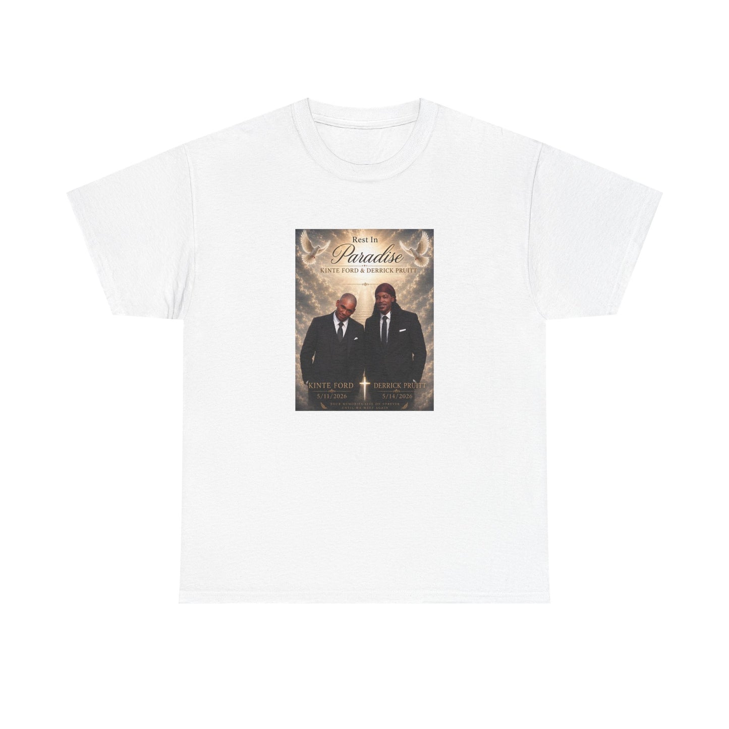 Memorial Tribute Tee — "Rest in Paradise" Funeral Remembrance Shirt
