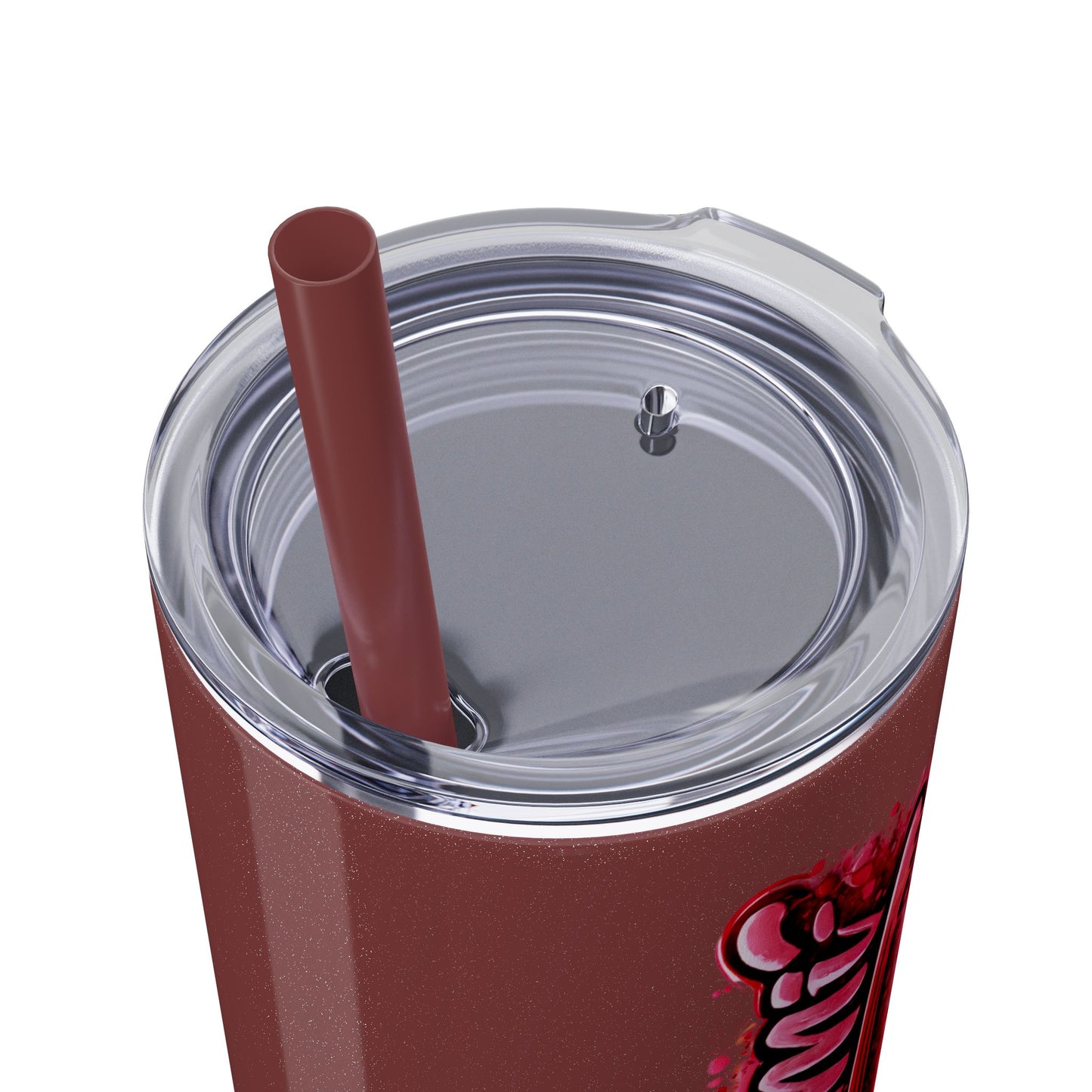 Skinny Tumbler – 'Lake & Lemons' Red Script 20oz Insulated Straw Tumbler