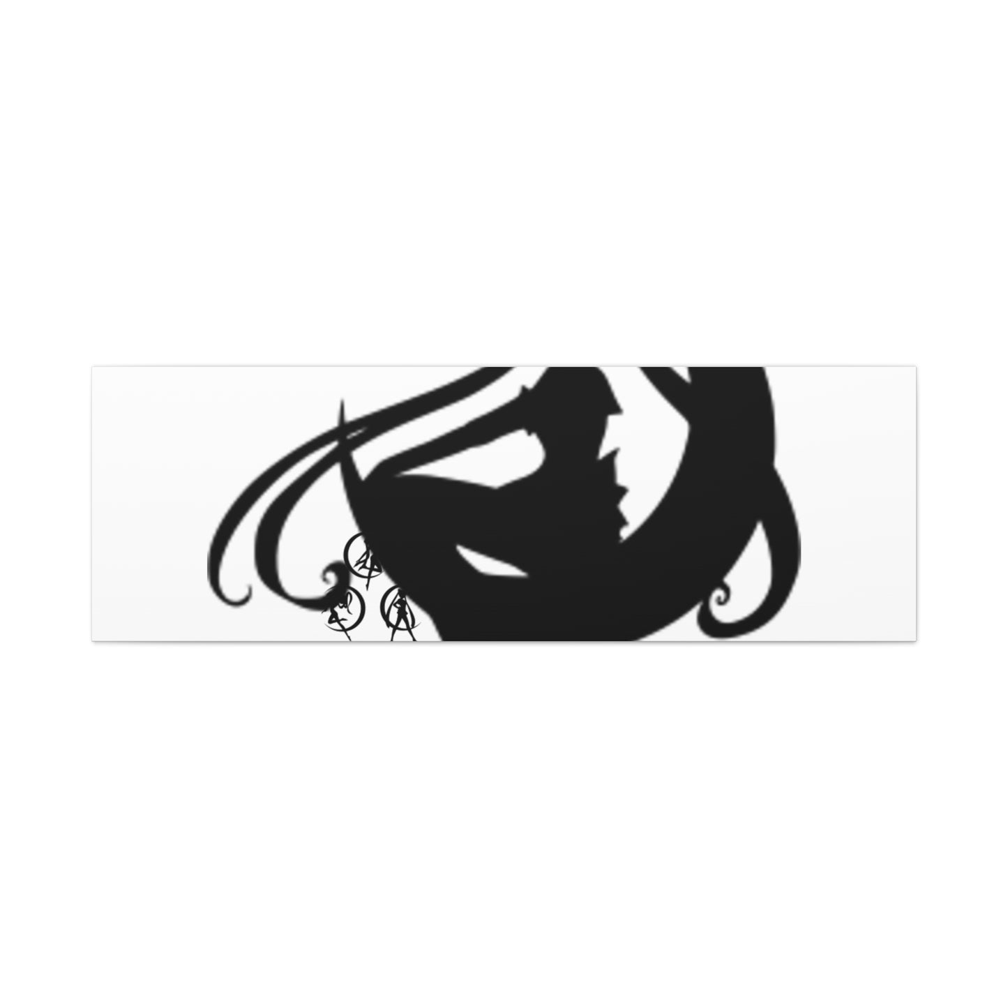 Moonlit Goddess Canvas Art, Modern Wall Decor, Fantasy Home Decor, Boho Aesthetic, Gift for Art Lovers