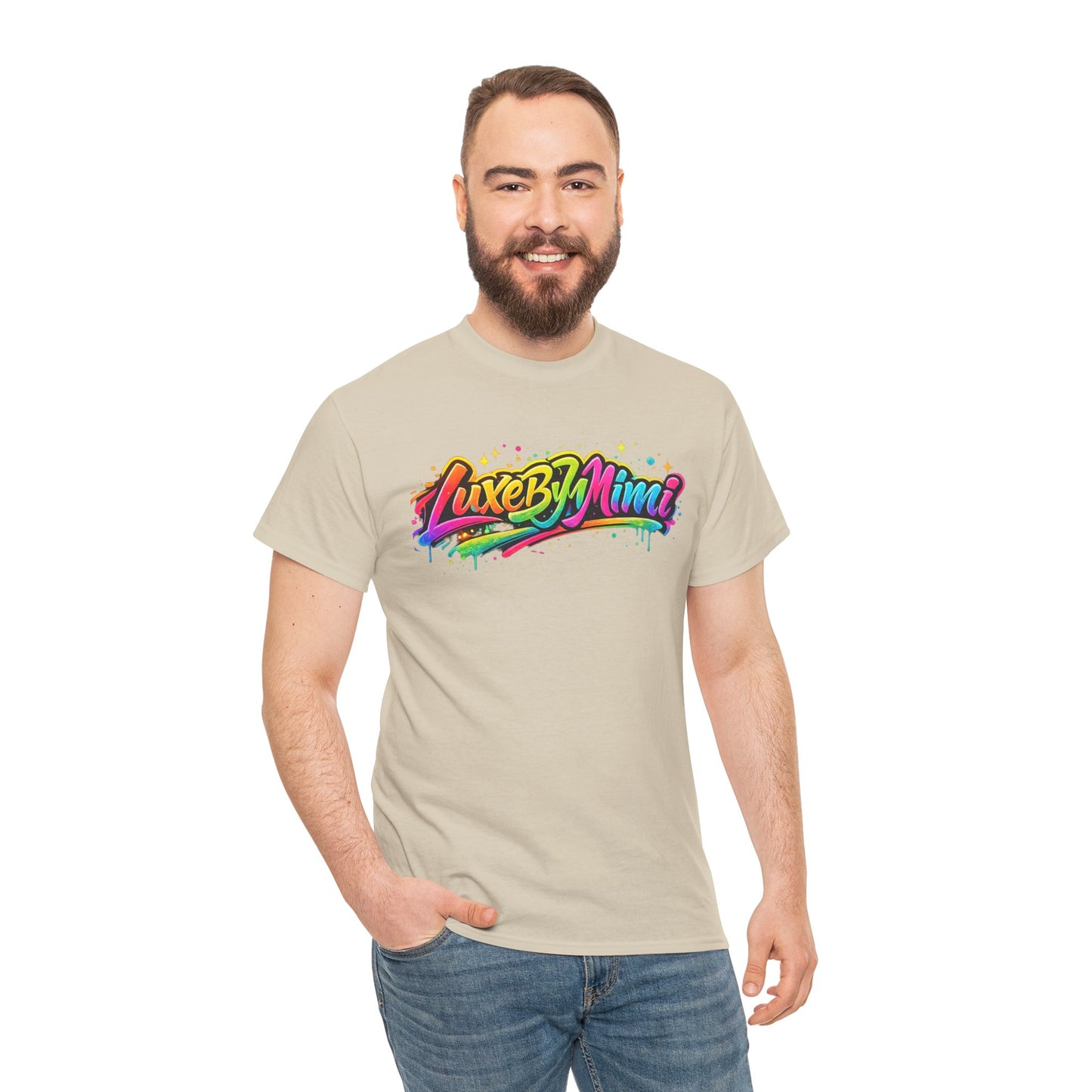 Graffiti Logo T-Shirt — 'Luxe By Mimi' Brand Colorful Streetwear Tee