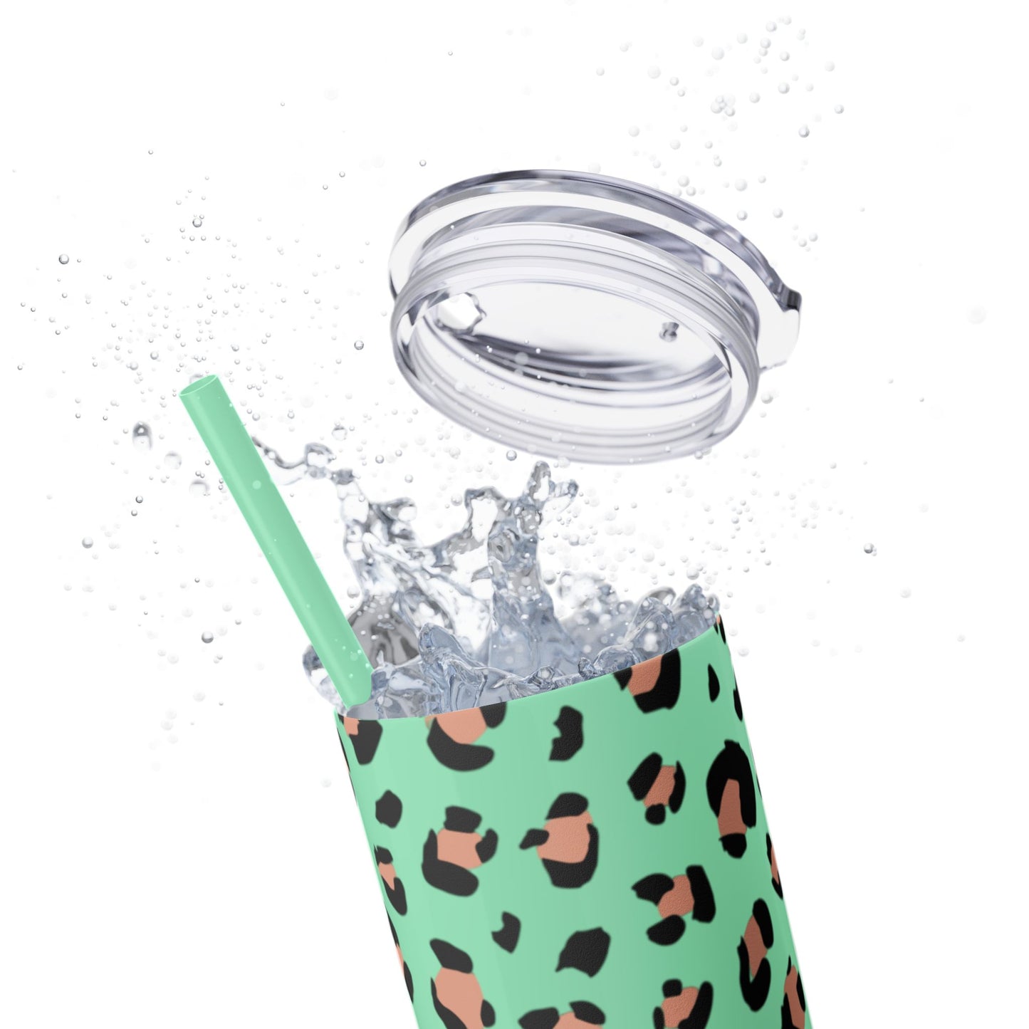 Chic Cheetah Print Tumbler, Trendy Travel Mug, Animal Print Water Bottle, Perfect Gift for Her, Stylish Beverage Container