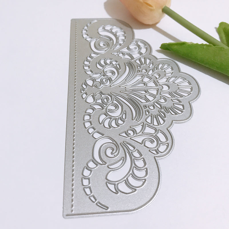 Carbon steel hollowed-out greeting card invitation knife die