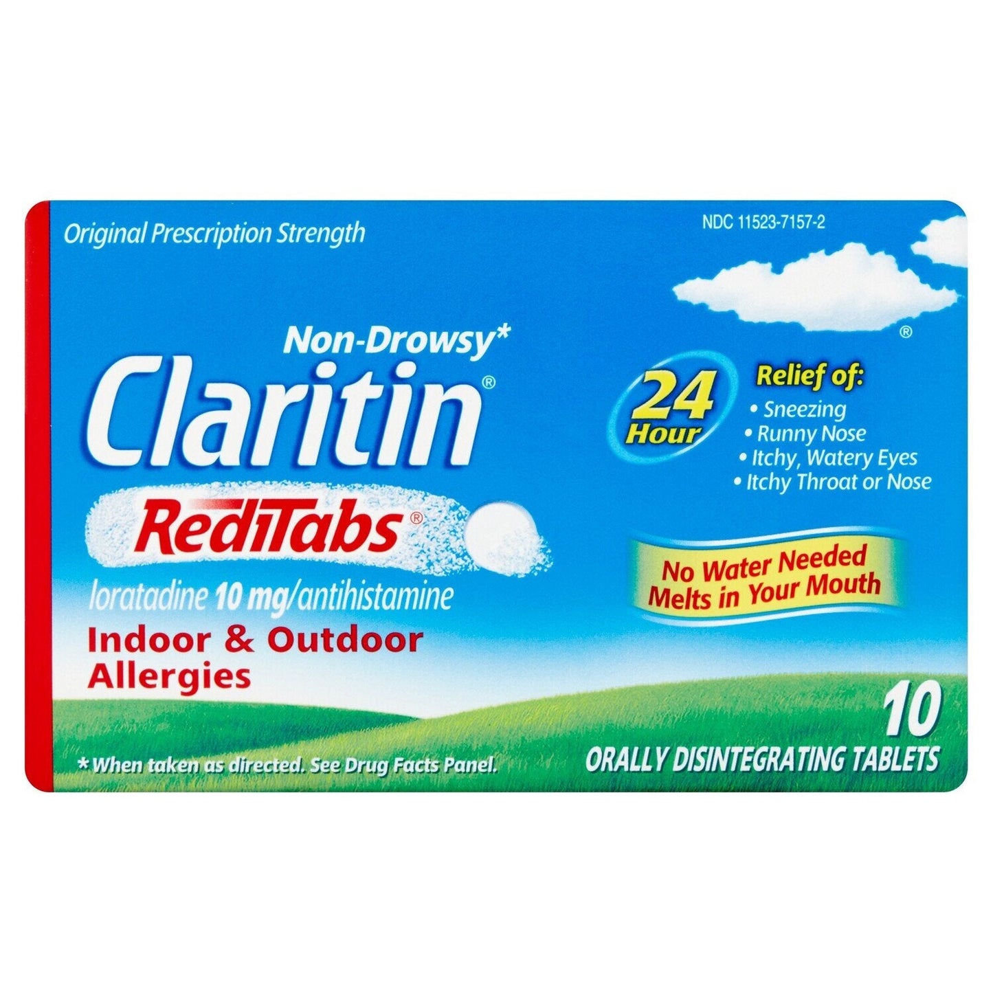 Claritin Reditabs Orally Disintegrating Tablets 10 Mg ct
