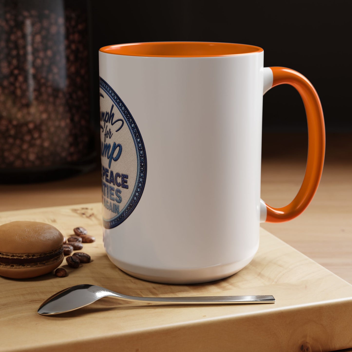 Make Peace Treaties Mug — "Triumph for Trump" Political Coffee Cup (11/15oz)