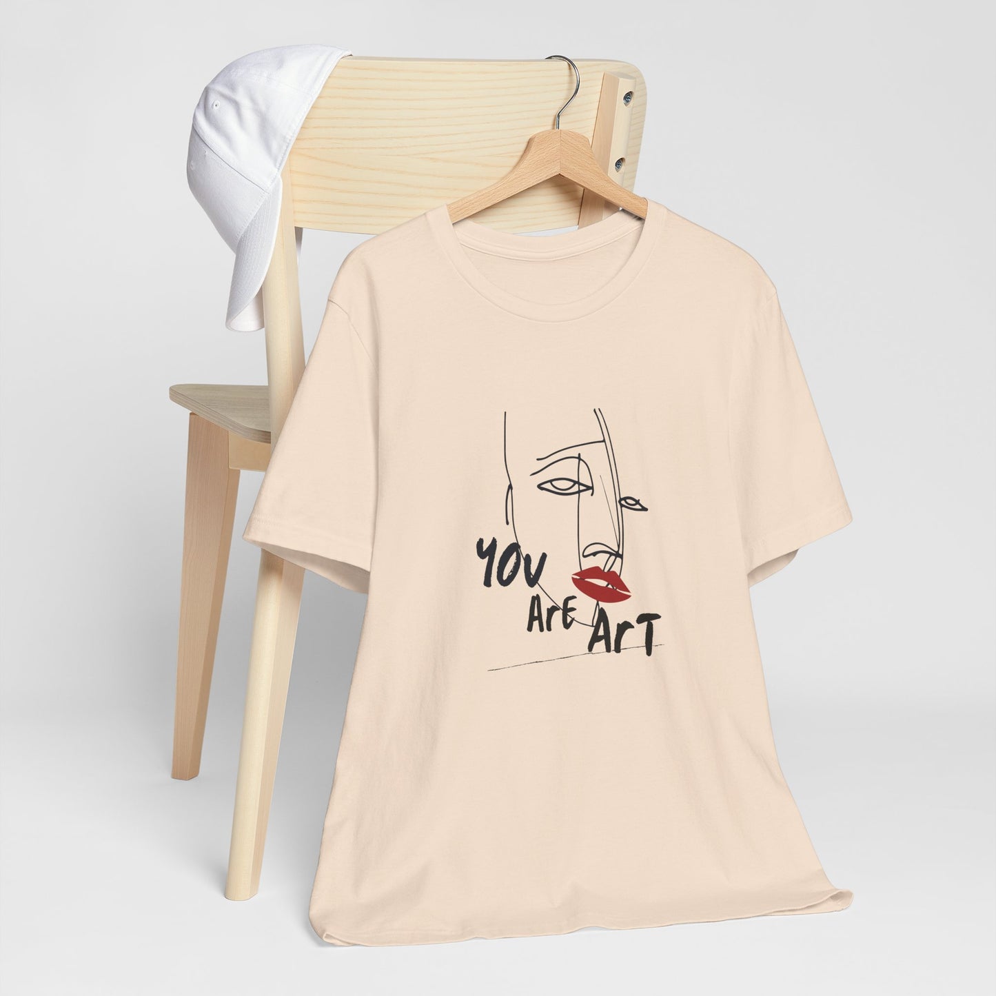 Artistic Expression Unisex Tee - You Are Art, Creative Gift, Casual Wear, Modern Design, Art Lover's Shirt