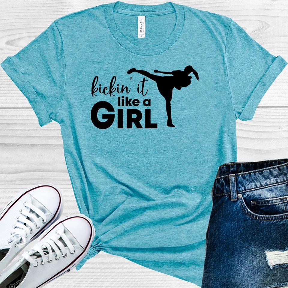 Kickin It Like a Girl Graphic Tee