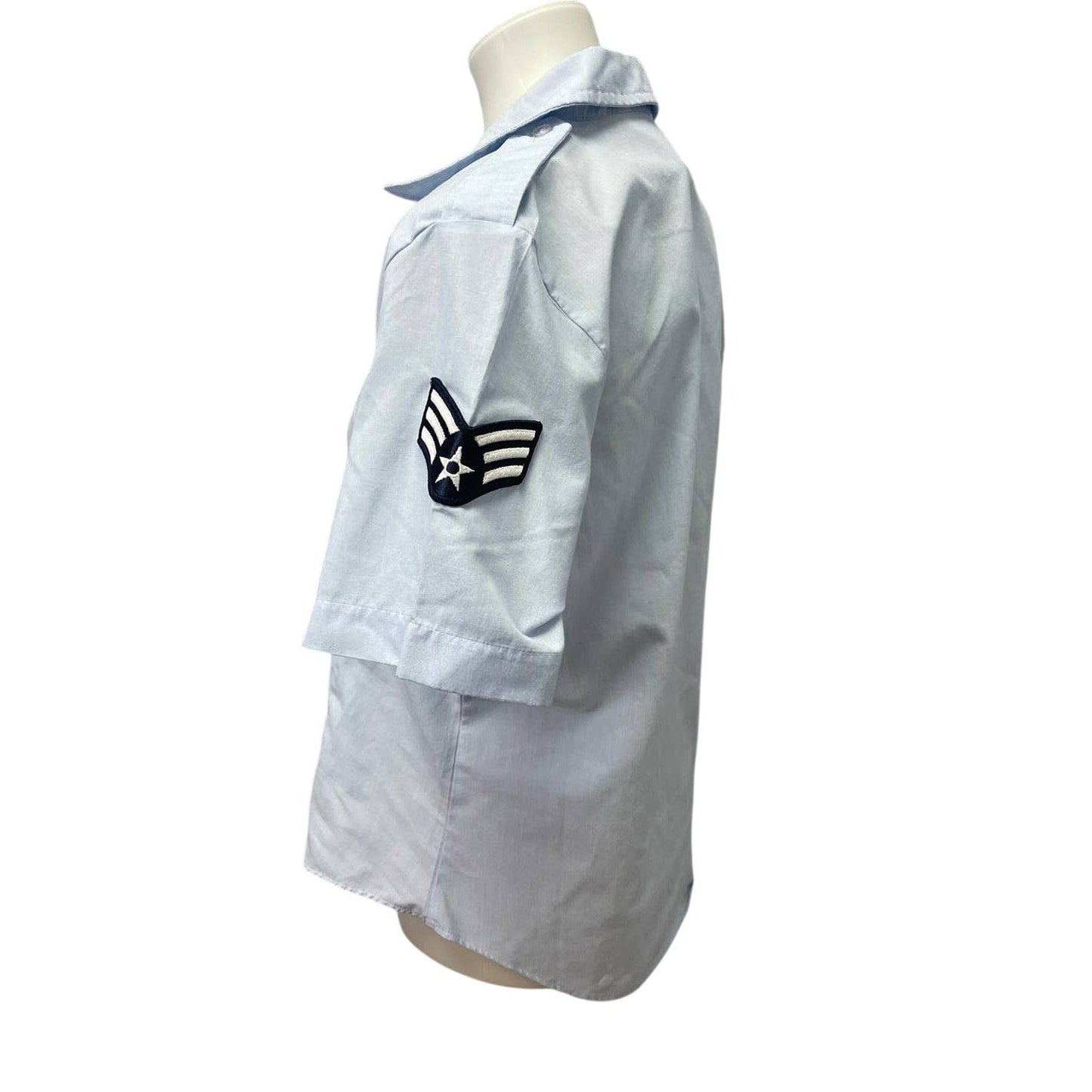 Defense Logistics Agency Wings Womens Size 12 Tuck In Button Down Uniform Shirt