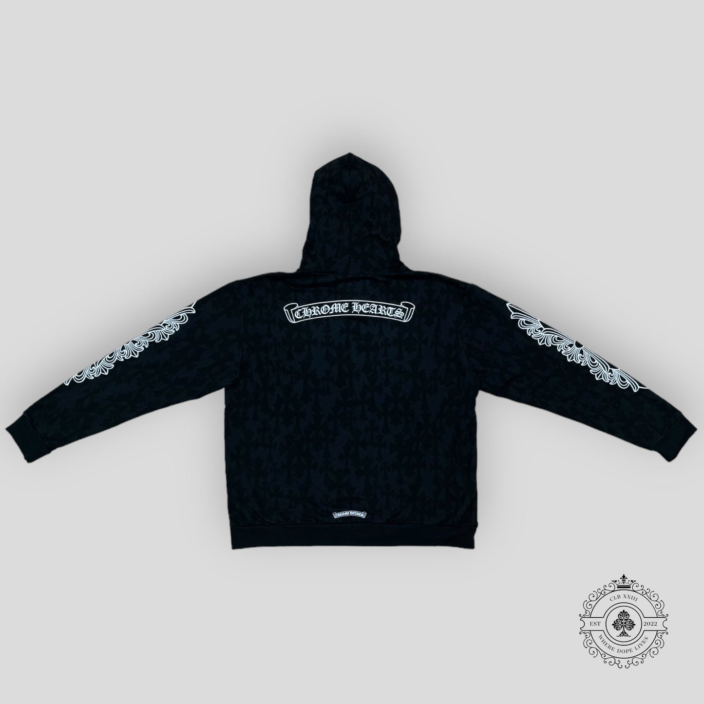 Chrome Hearts Cemetery Zip-Up Hoodie