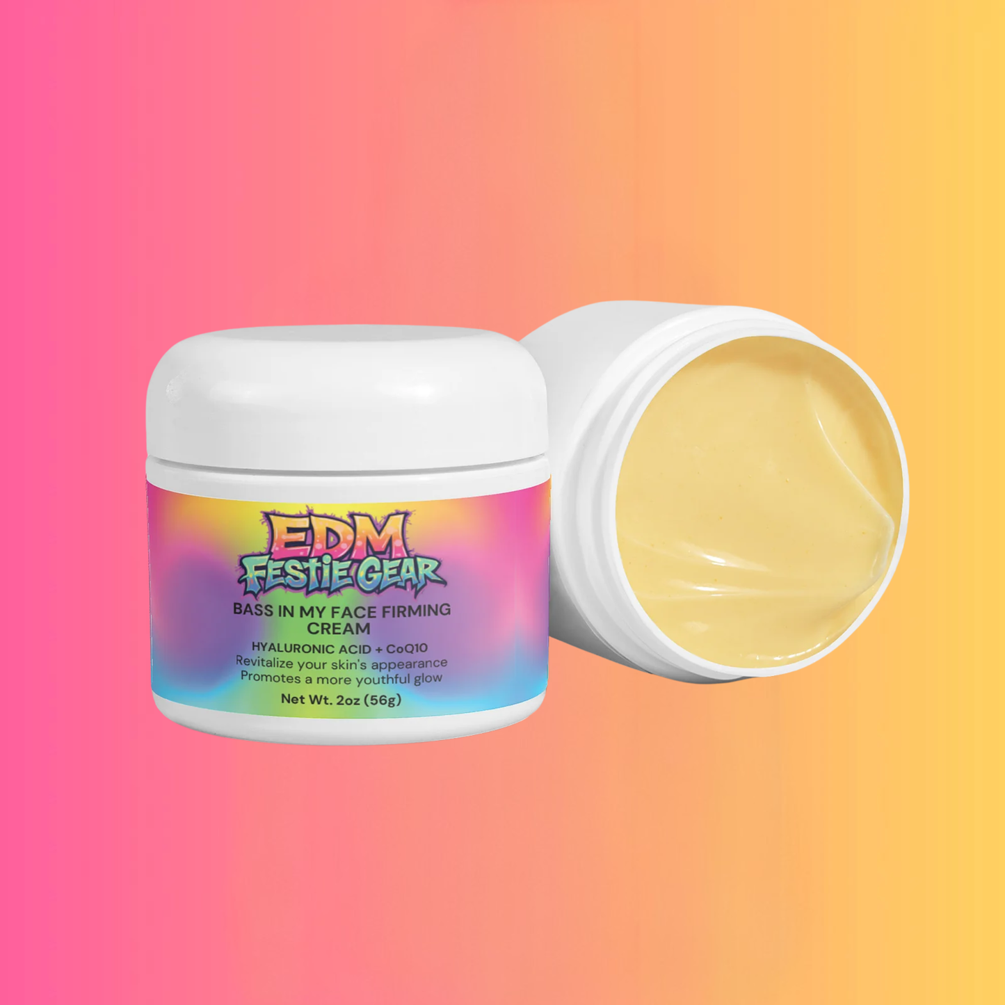 Bass In My Face Firming Cream - Your Essential Glow for Festival Vibes