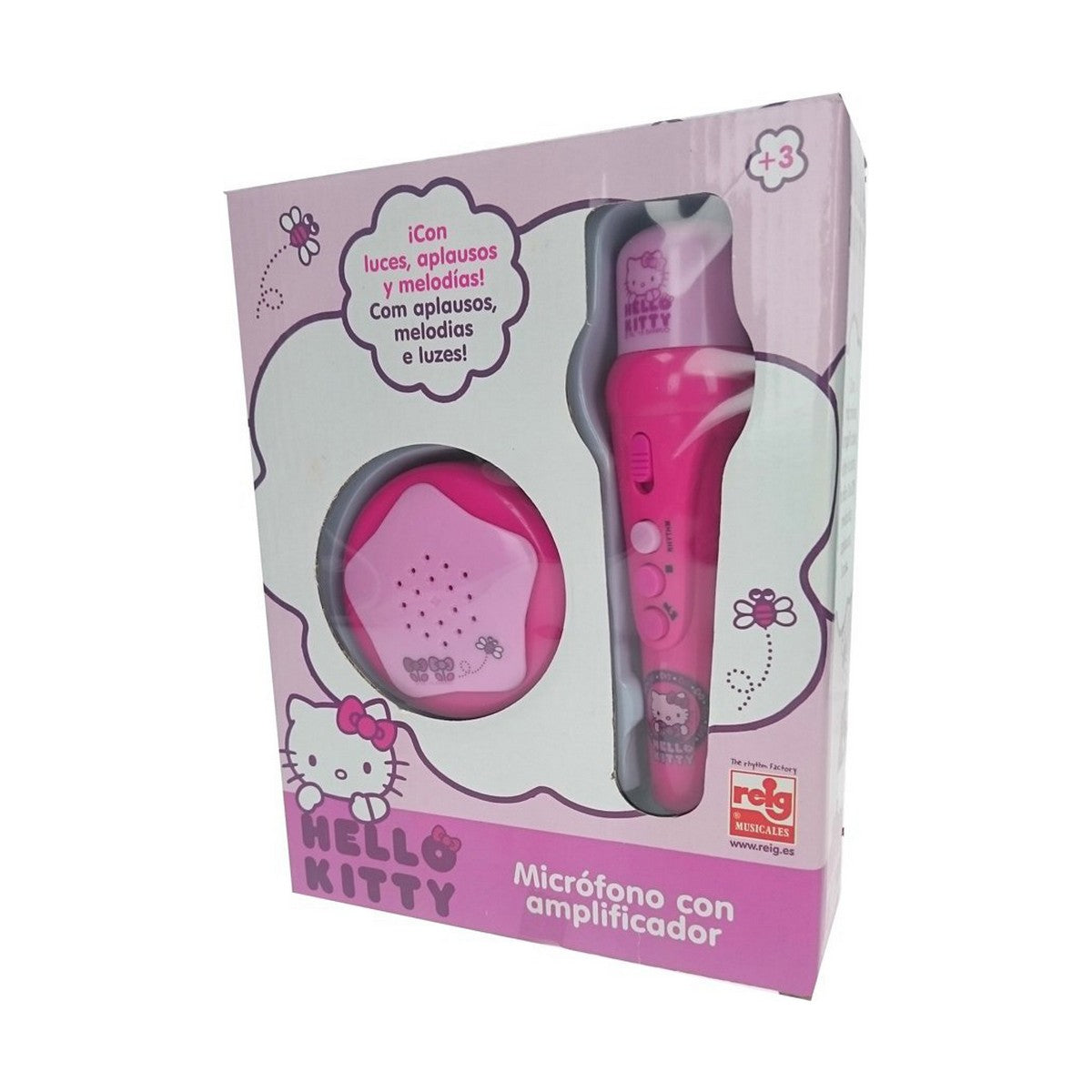 Karaoke Microphone Hello Kitty Fuchsia Pink-1