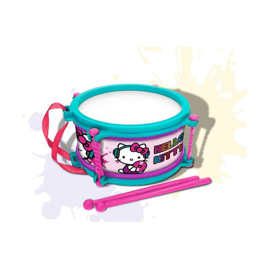 Drum Hello Kitty Blue Pink 16 cm-0