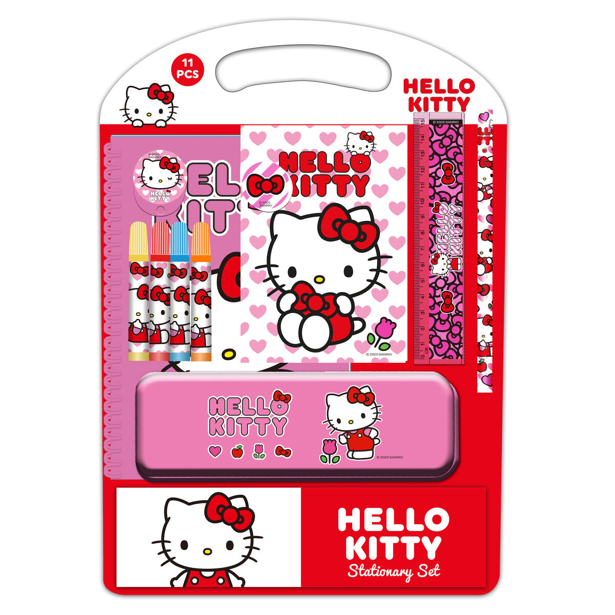 Pencil Lead Holder Hello Kitty Iconic White Red-0